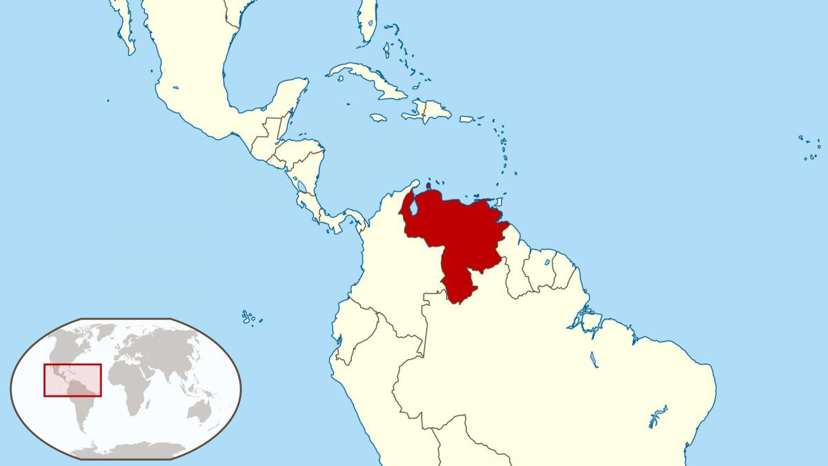 venezuela térkép dél-amerika