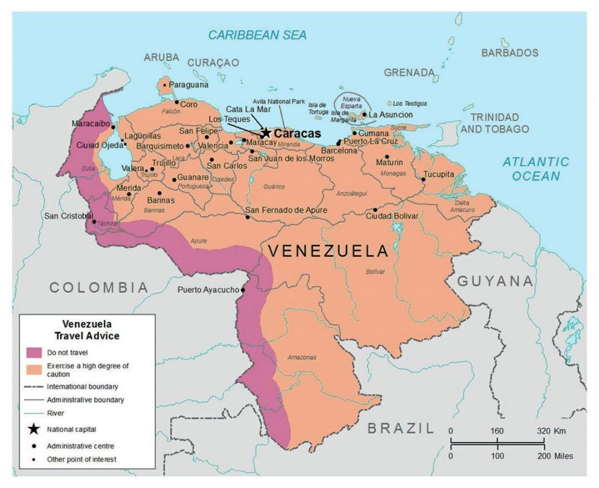 venezuela a térképen