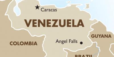 Venezuela fővárosa térkép