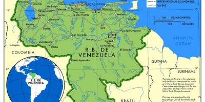 Térkép térkép de venezuela