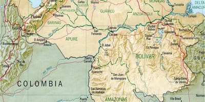 Térkép venezuela folyó