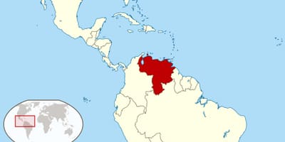 Venezuela térkép dél-amerika
