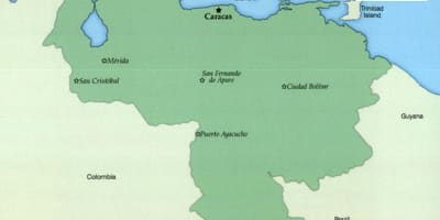 Térkép venezuela a városok