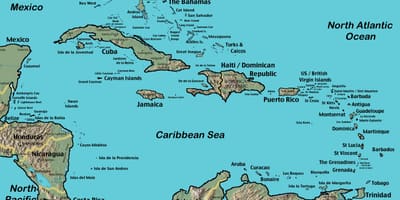 Szigetek le venezuela térkép